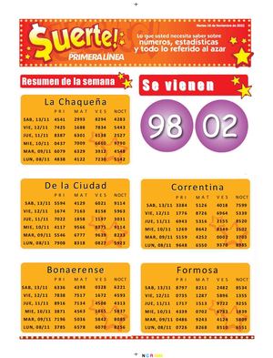 Suerte Nro6853 2021 11 16