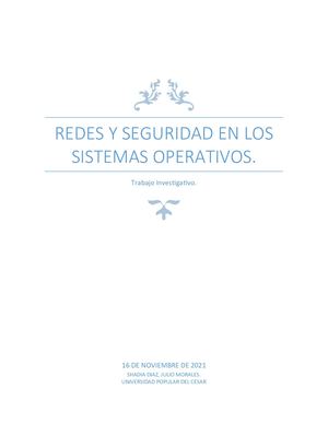 Redes Y Seguridad En Los Sistemas Operativos