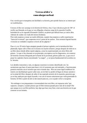 “Cerezas Al óLeo” O