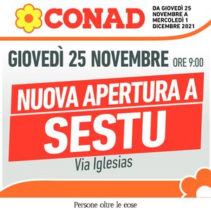 Volantino Conad Sardegna Apertua Sestu Nord Ovest 25 Novembre 1 Dicembre