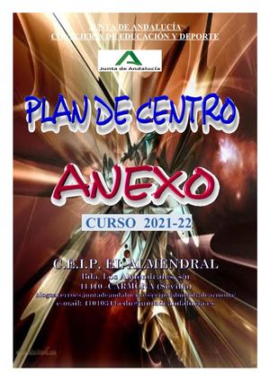 Anexo Proyecto Educativo 21 22