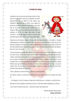 Cuento Caperucita Roja