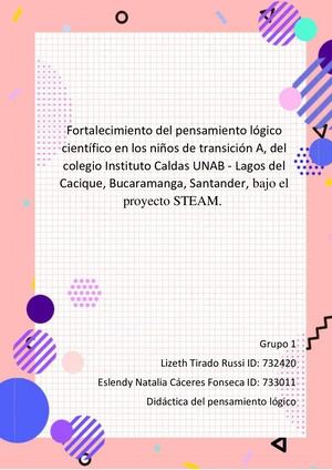 Cartilla Digital, Didáctica del pensamiento Lógico