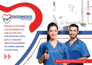 Brochure Enfermeros De Tu Mano En Casa Qr