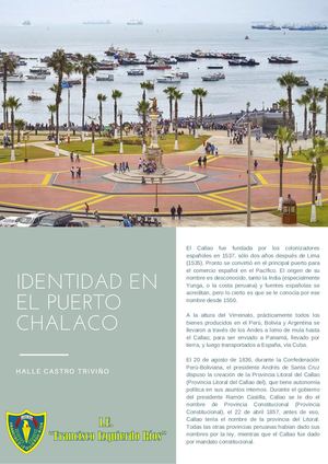 Identidad En El Puerto Chalaco