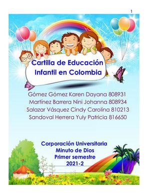Cartilla Primera Infancia