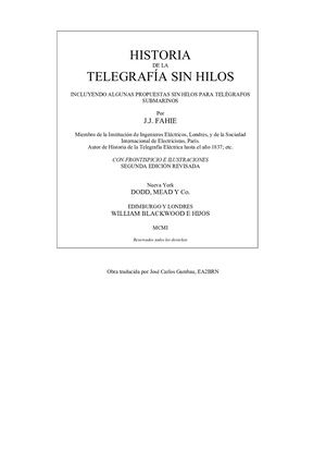 Historia de la telegrafía sin hilos