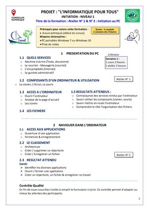 Dossier Fiches Formation
