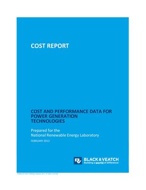 Nrel Cost Report