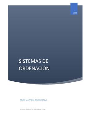 Sistemas De Ordenacion