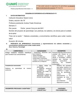 Saberes ancestrales y conocimiento científico (CTA)