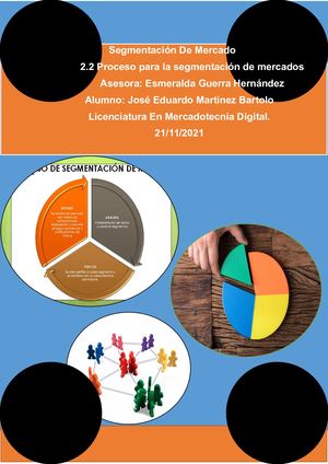 2.2 Proceso para la segmentación de mercados