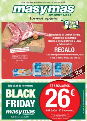 Oferta Válida Asturias Del 25 De Noviembre Al 1 De Diciembre De 2021 - Masymas Supermercados