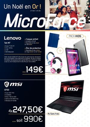 MicroForce I Catalogue Noël 2021 - Antilles