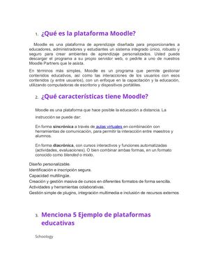 PLATAFORMA MOODLE