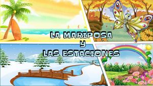Historieta "La mariposa y las estaciones"