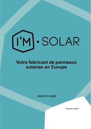 Calaméo - Présentation panneau I'M SOLAR