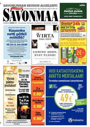 Savonmaa 47 24.11.2021