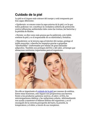 Cuidado De La Piel
