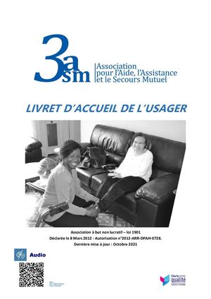3ASM Livret d'accueil de l'usager