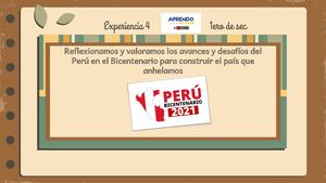 Experiencia De Aprendizaje 4 El Monólogo El Pais Que Queremos