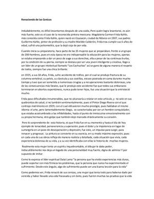 Articulo De Opinion, Renaciendo De Las Cenizas