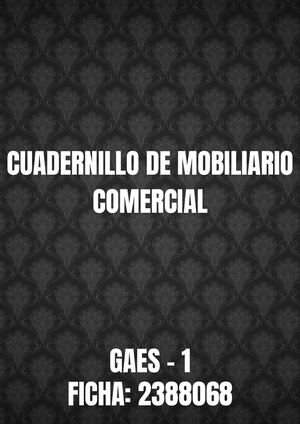 Cuadernillo De Mobiliario Comercial