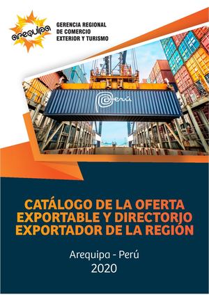 Catalogo de la Oferta Exportable de Arequipa 2020