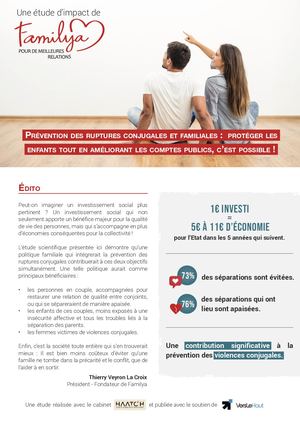 Synthèse étude d'impact social