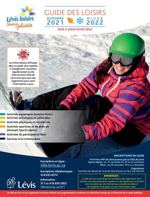 Guide des loisirs hiver 2022