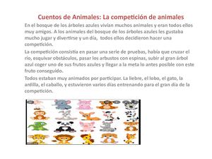 Cuento De Los Animales