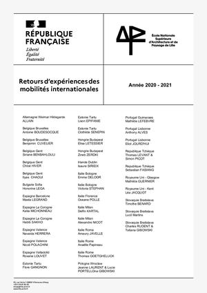 Retour Mobilité 2020 2021