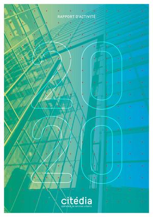 Citédia - Rapport d'activité 2020
