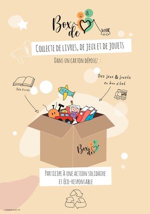 Affiche A5 collecte-jouet-livres