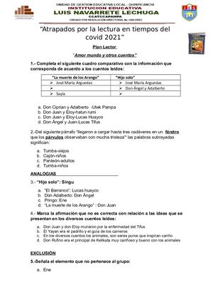 Evaluación Amor Mundo