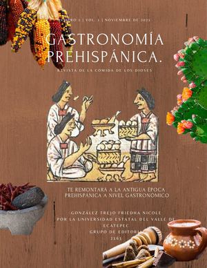 Gastronomía Prehispánica