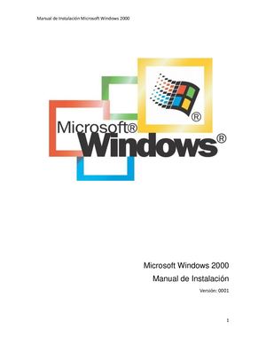 Microsoft Windows 2000