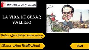 Historieta de la Vida de cesar vallejo