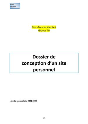 Modèle Dossier Conception Site Web (1)