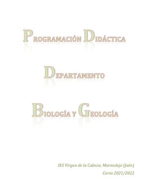 Programación Biología 21 22