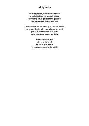 Sképseis (poema personal)