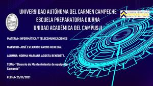 Glosario De Mantenimiento De Equipo De Computo