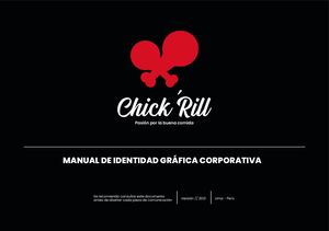 Manual De Identidad Gráfica Corporativa Chick´Rill