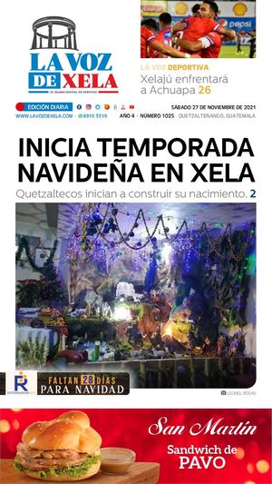 EDICIÓN DIGITAL #1025 del diario LA VOZ DE XELA