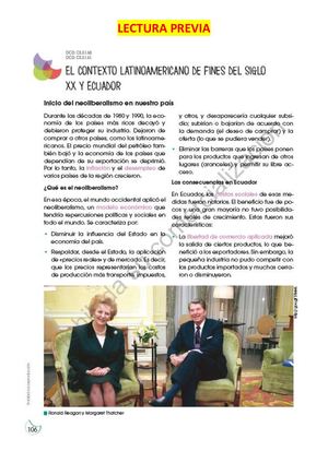 Contexto Latinoamericano De Fines Del Siglo Xx Y Ecuador