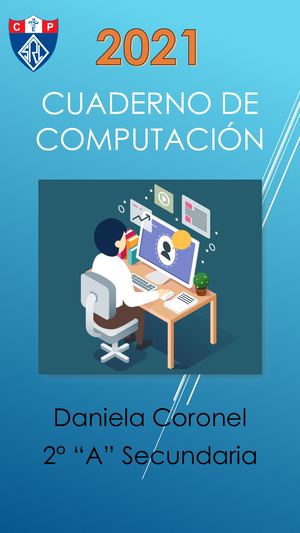Cuaderno De Computación Cuarto Bimestre