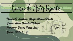 Diario De Artes Visuales 3er Bimestre