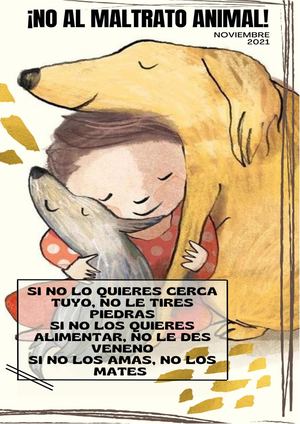 ¡No Al Maltrato Animal!