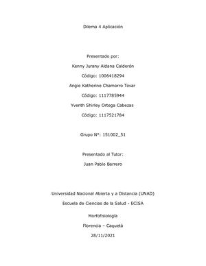 Dilema 4 Aplicación Grupo 51
