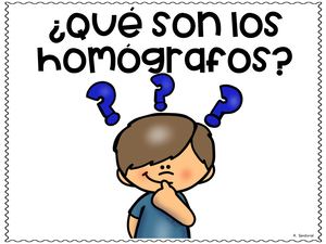 ¿ Qué son los homógrafos?